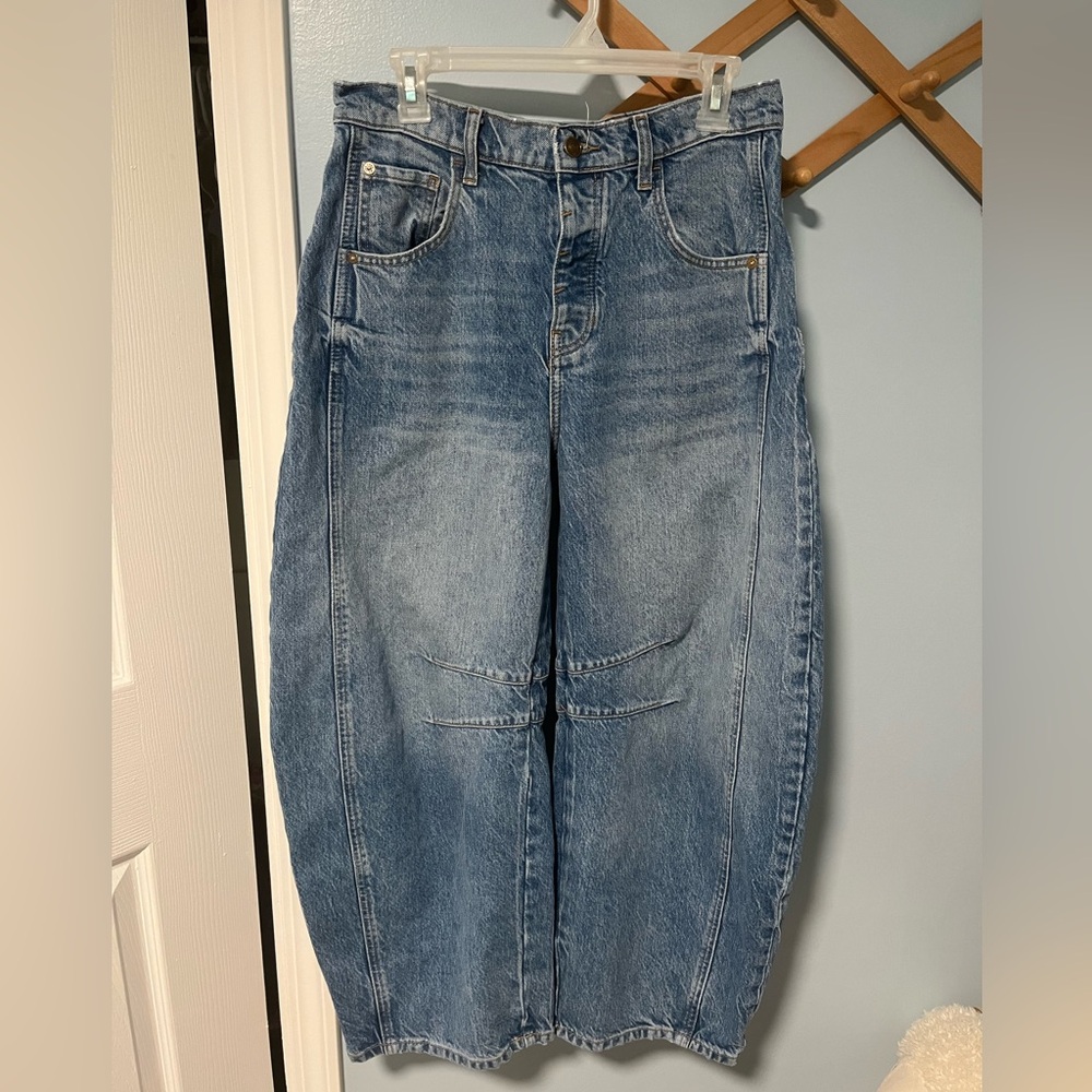 We The Free Good Luck Barrel Jeans